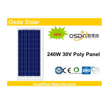 Genehmigtes Solarmodul 240W mit TUV / Ce / IEC / Mcs Zertifikat (Oda240-30-P)